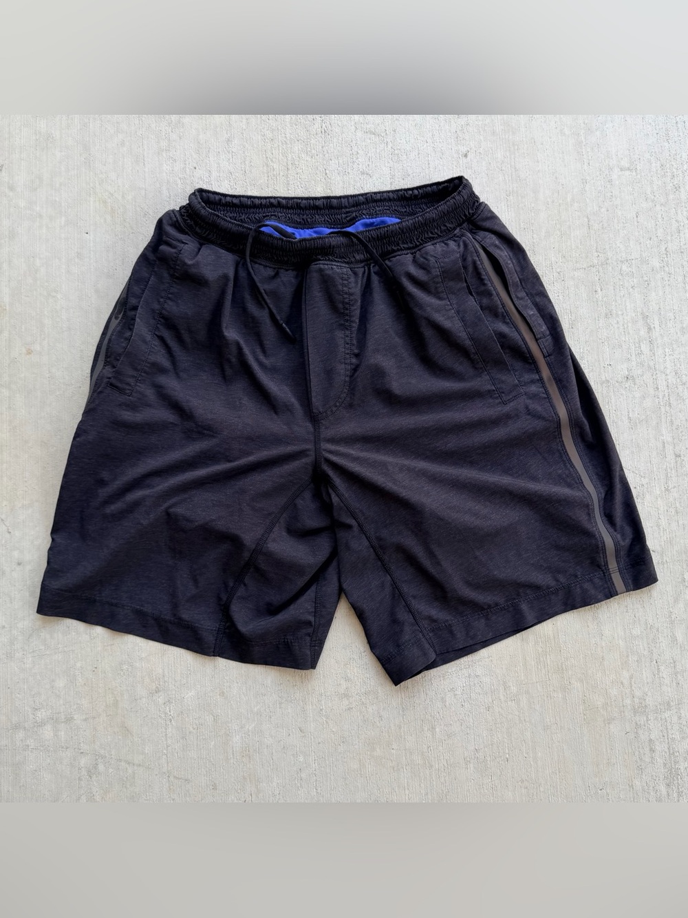 Lululemon Pace Breaker Shorts Stretch Lined Black Medium Running Jogging